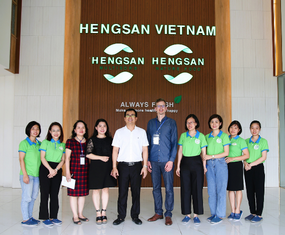 Hengsan Việt Nam – nhà máy sản xuất gói hút oxy ứng dụng mô hình quản lý hiện đại từ Thụy Sĩ